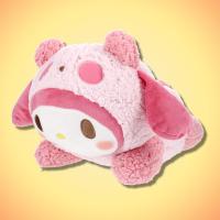 サンリオキャラクターズ もこもこパンダbigぬいぐるみ マイメロディ クロミ オンラインクレーンゲーム カプコンネットキャッチャー カプとれ