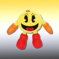 パックマン立ちポーズぬいぐるみ マスコットチェーン オンラインクレーンゲーム カプコンネットキャッチャー カプとれ