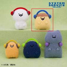 【プリンさん】お文具といっしょ ヘッドフォンぬいぐるみ