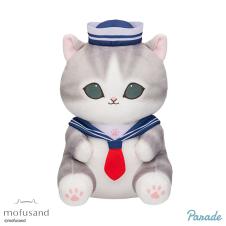 【ネイビー】mofusand セーラーにゃんBIGぬいぐるみ