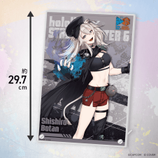 【獅白ぼたん】ストリートファイター6×ホロライブ第1弾  アクリルボード