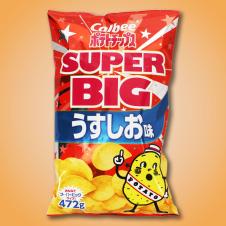 【うすしお味】ポテトチップス スーパービッグ　※賞味期限 2026/08/31
