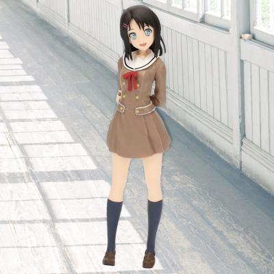 バンドリ ガールズバンドパーティ Pmフィギュア 奥沢美咲 School Days オンラインクレーンゲーム カプコンネットキャッチャー カプとれ